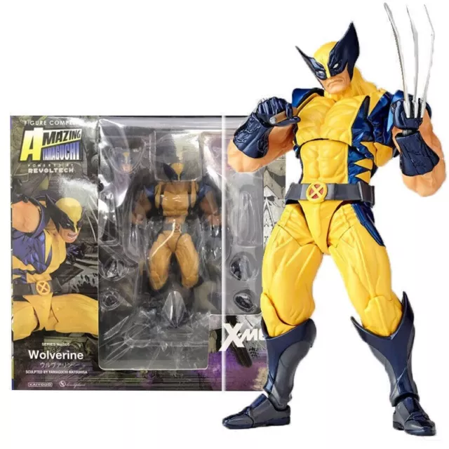 Anime X-men Wolverine Action Figure Toy Revoltech Amazing Yamaguchi 16cm New