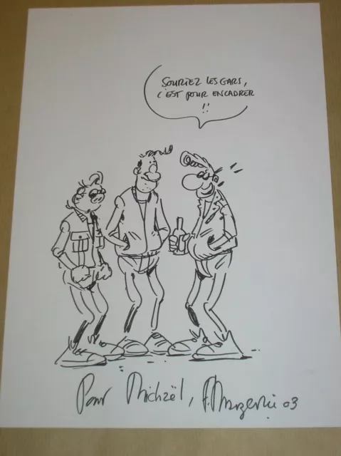 Dessin Original / Lucien Signé Margerin / Rare / Tres Bon Etat