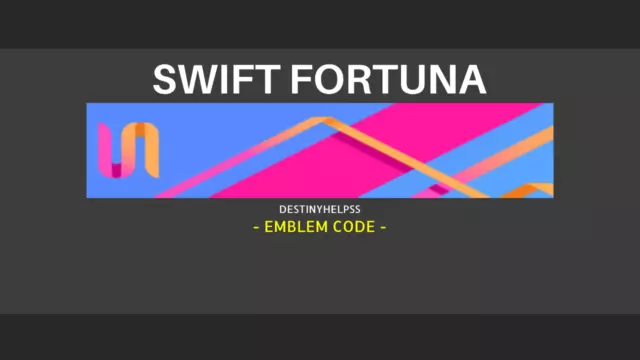 Swift Fortuna Emblem Code - FAST DELIVERY**