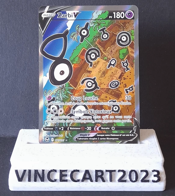 Carte Pokémon Zarbi V 180PV 177/195 - EB 12 - tempête argentée FR - Neuf