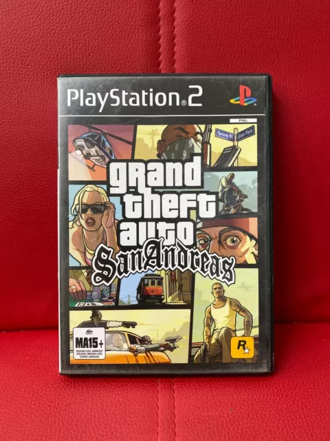 GTA San Andreas PS2 ARTWORK ONLY Authentic Playstation 2