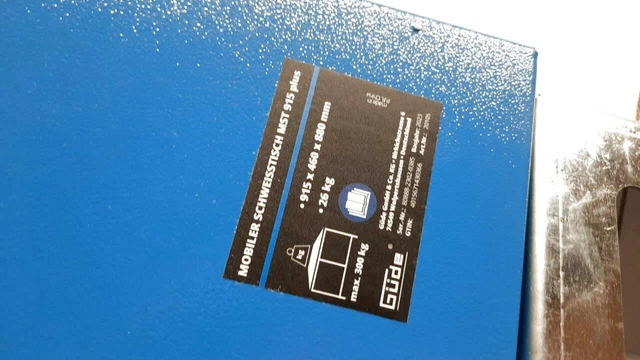 Güde tavolo per saldatura mobile banco per saldatura tavolo forato MST915 più magneti per saldatura 2
