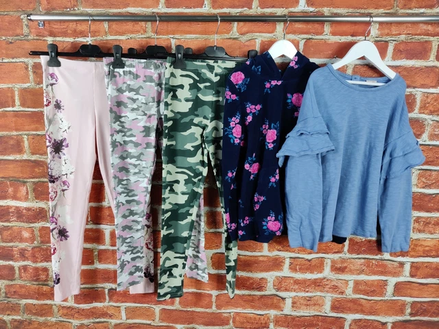 Felpa Con Cappuccio Per Ragazze Età 9-10 Anni Lipsy Primark Leggings Next Mimetica 140Cm