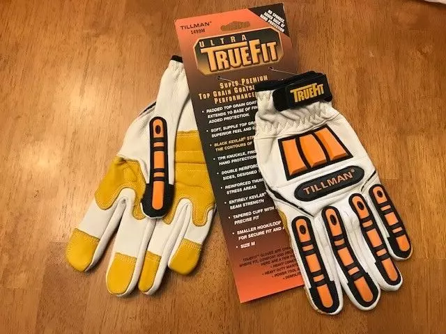 Tillman 1499M TrueFit Top Grain Goatskin Performance Gloves Size Medium NWT