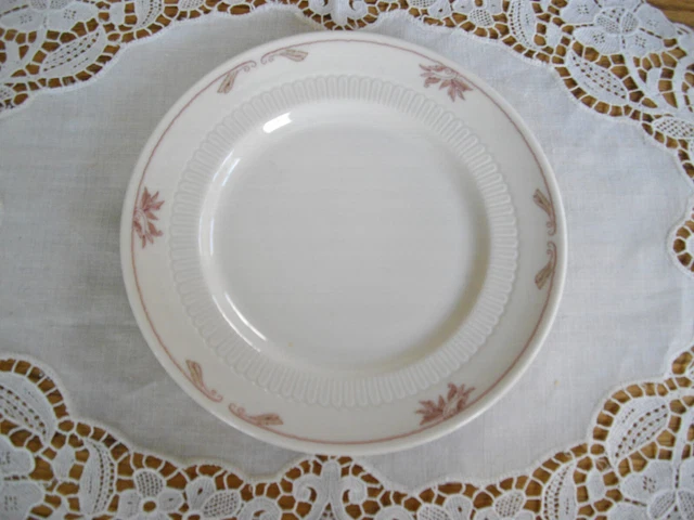 Vintage Syracuse China MONTLYNN  6 1/4" Plate Pink Flowers ~