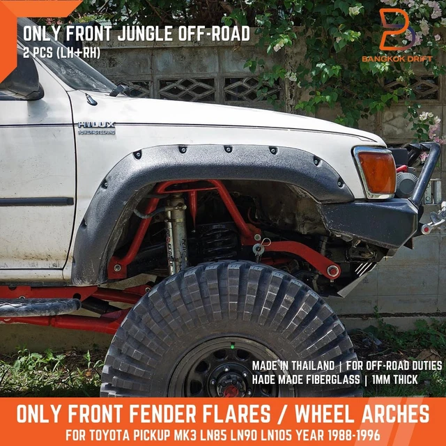 ONLY FRONT JUNGLE Fender Flare Arch For Toyota Hilux Ute 88 96