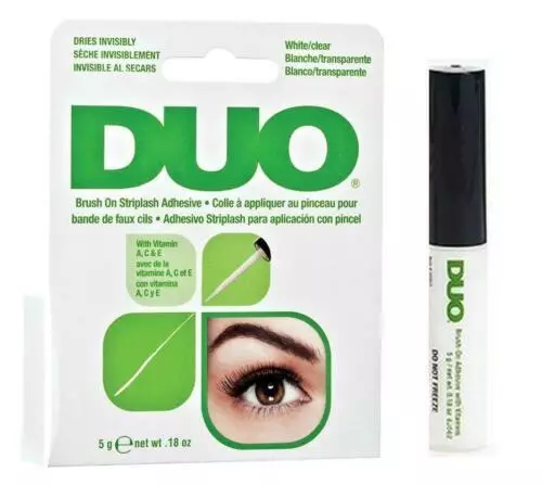 Ardell DUO Brush On Striplash Adhesive Glue False Eyelashes 5gm CLEAR strip lash