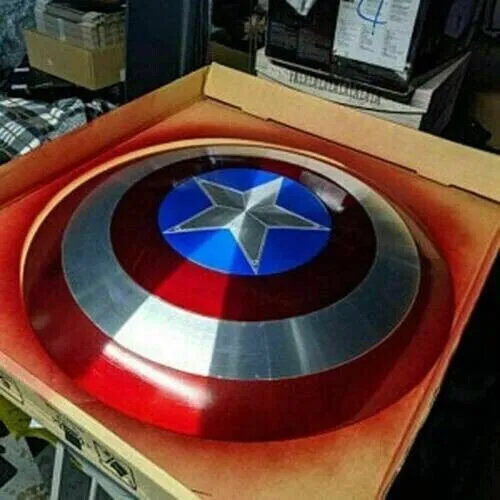 Réplique médiévale de Captain America Shield-Metal Prop, Marvel Captain...