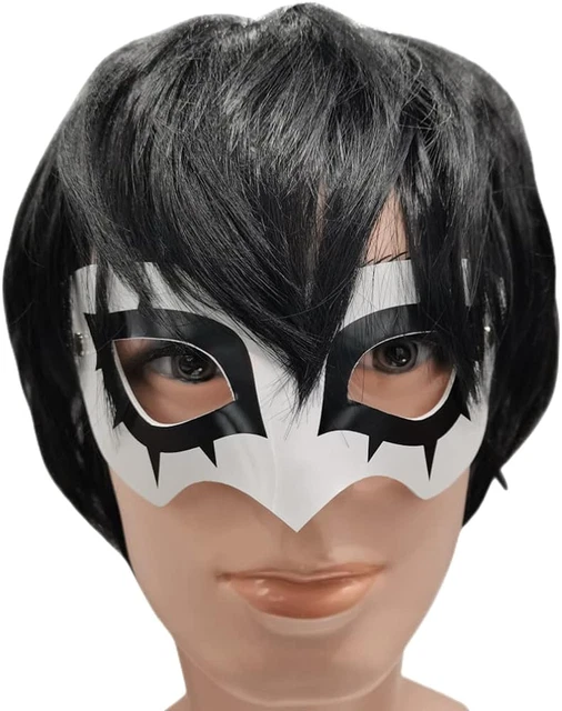 Persona 5 Leather Mask White Rainbow Joker Persona 5 Cosplay Blindfold Joker Mov
