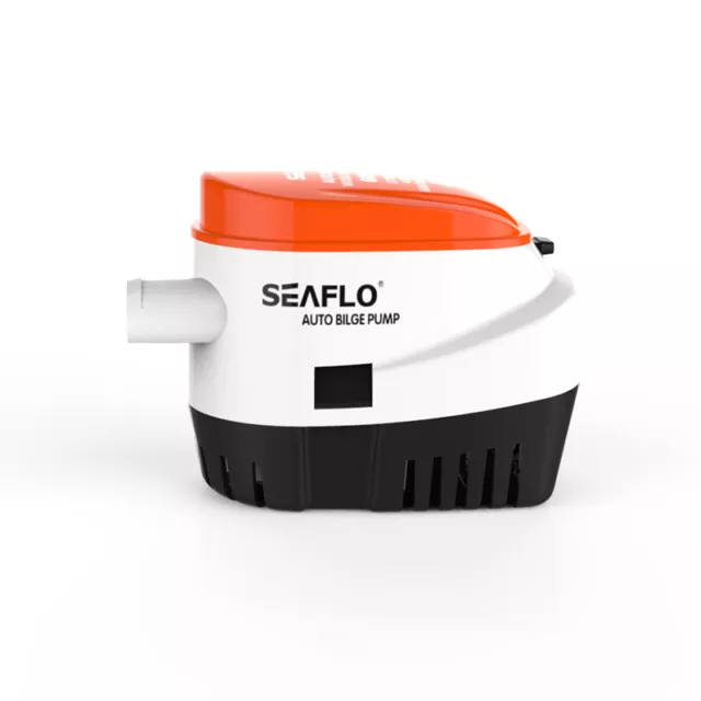 New Seaflo 750 Automatic Bilge Pump 750 gph 12 Volt SFBP1-G750-06 3year Warranty