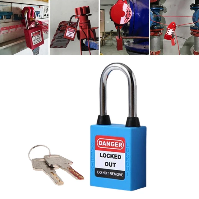 Lockout  Serrature  Di Sicurezza Grillo In Acciaio Leggero Blu