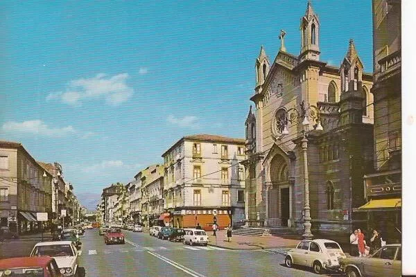 Italy Postcards Cartolina Avellino Corso Vittorio Emanuele Ii