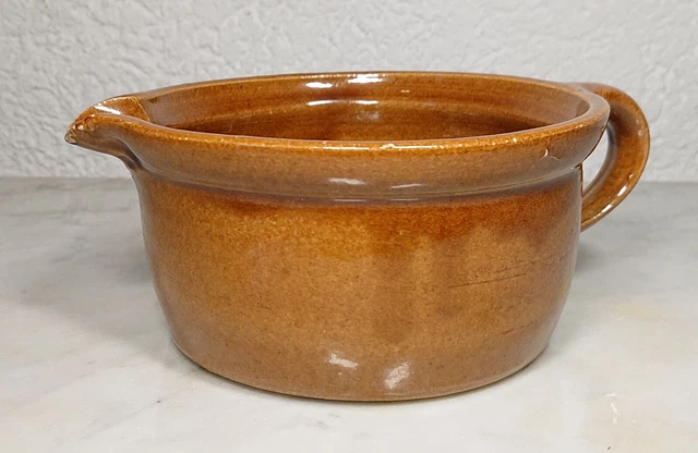 Antiguo Pequeño Cazo para Leche Maceta Cremera Vasija de Barro Maceta Cerámica