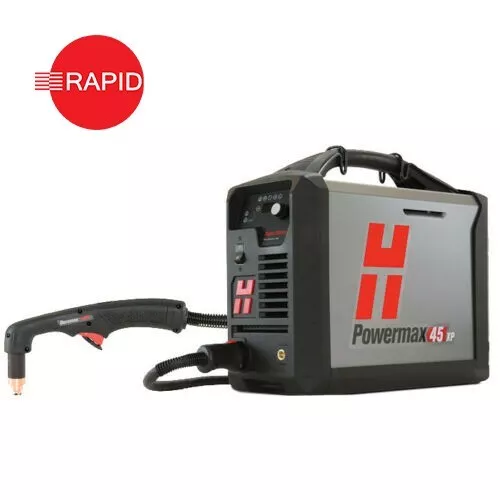 Hypertherm Powermax 45 XP Plasma Cutter with 6.1m Hand Torch & CPC Port, 230v