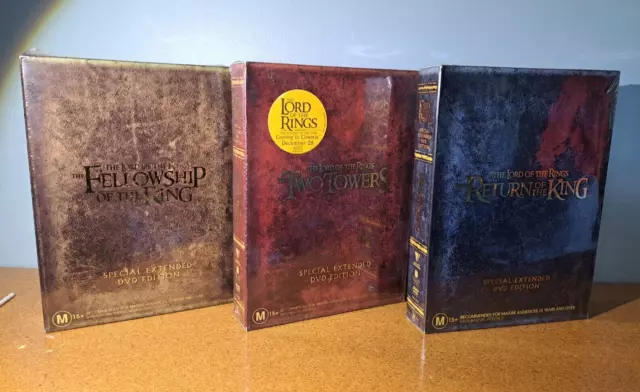 The Lord Of The Rings Trilogy - Special Extended DVD Editions Region 4