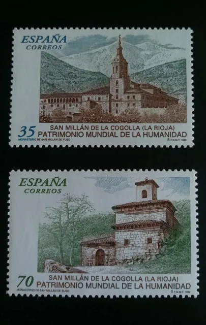 Sellos España Mnh 1999 Patrimonio Humanidad. Monasterios De Suso Y Yuso La Rioja