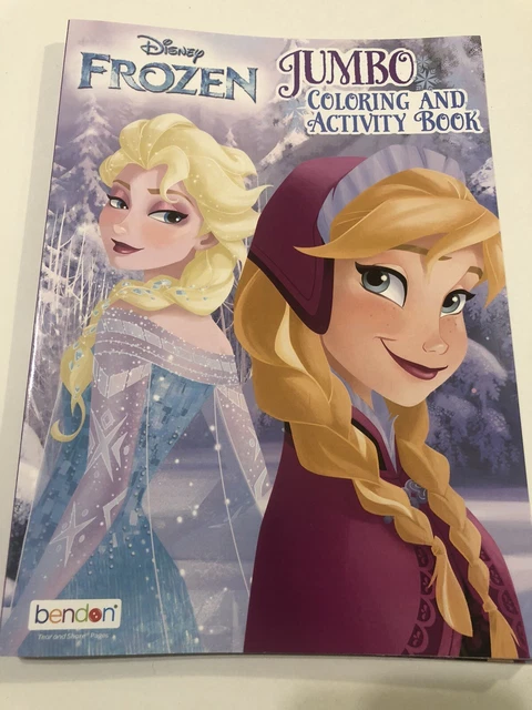 DISNEY PRINCESS FROZEN Jumbo Coloring and Activity Book by Bendon Elsa ...