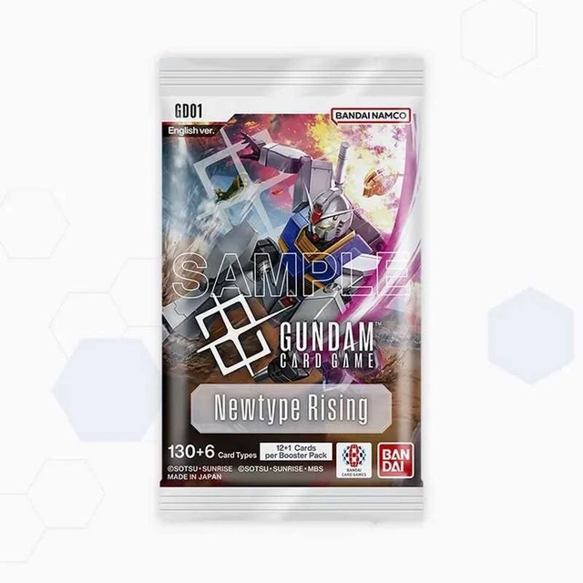 Booster Pack Bandai Gundam Card Game - Newtype Rising [GD01] (Boîte De 24 Paquets)