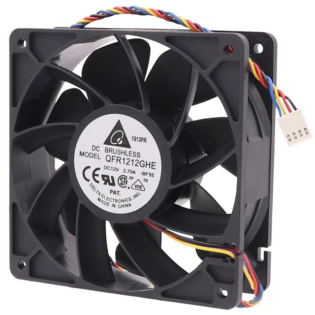 Y.S.TECH FD124010LB 12V 0.055A Double Ball Bearing Cooling Fan