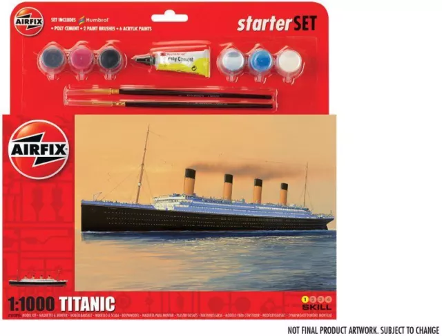 Airfix RMS Titanic Set regalo piccolo scala 1:1000