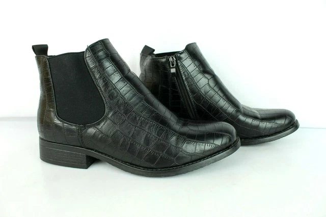 Bottines So City cuir synthétique T 38 / UK 5 TRES BON ETAT