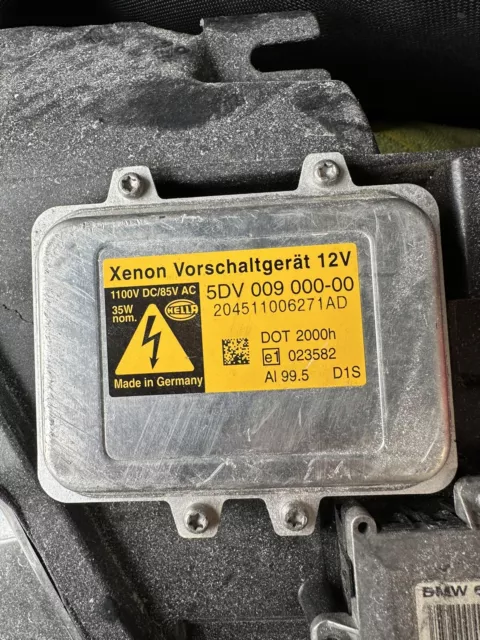 BMW genuine 528 535 550 M5 750 FRONT L OR R SIDE XENON HEADLIGHT BALLAST MODULE