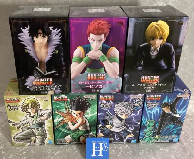 Hunter X Hunter Figure set of 7 Gon Killua Kurapika Chrollo Hisoka Leorio NEW JP