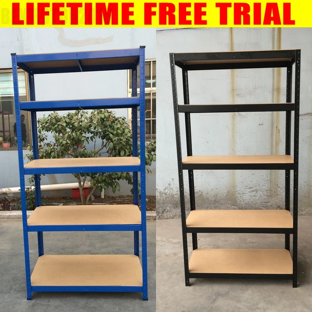 METAL MUSCLE RACK Shelving Storage Garage Shelving Unit Heavy Duty 5