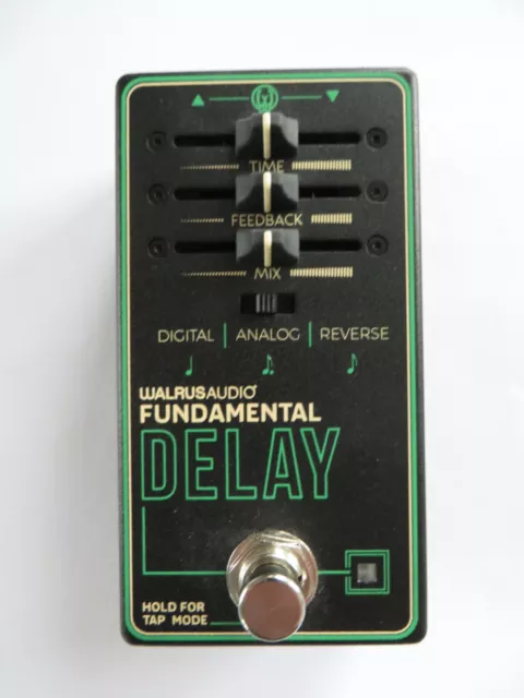 Walrus Audio Fundamental Delay Pedal Effektpedal Echo, OVP und Candy, wie neu