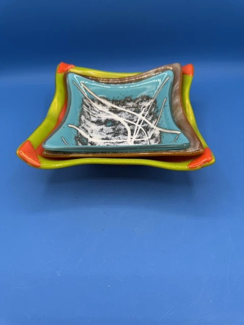 Vintage Glass Top Gilt Rope and Tassel Nesting Tables, a Pair