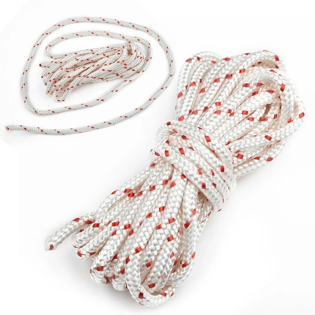 Corde De Démarrage Nylon 50 M X 3 Mm - Pour Débroussailleuse, Tondeuse, Tronçonneuse (rouleau) - 5