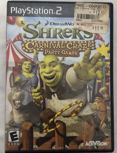 thumbnail interactive-video image 1 of Shrek's Carnival Craze (Sony PS2 PlayStation 2) Complete, Tested 1 of 1