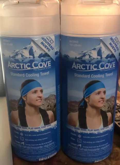 Arctic Cove Standard Cooling Towel 5x34 -2  pack