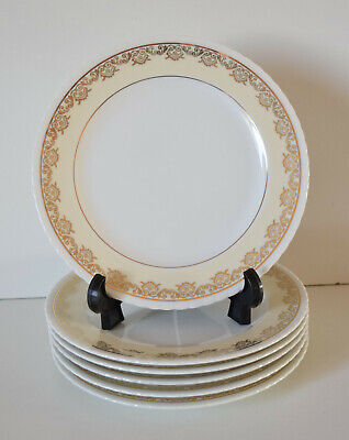 6 assiette plates en porcelaine de Limoges E Madesclaire 1906 