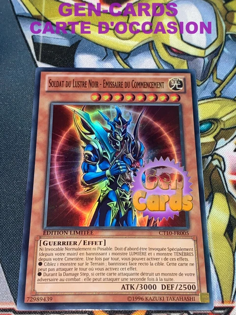 Carte Yu-Gi-Oh! Soldat Du Lustre Noir – YGLD-FRA01 – Version Française – Neuve