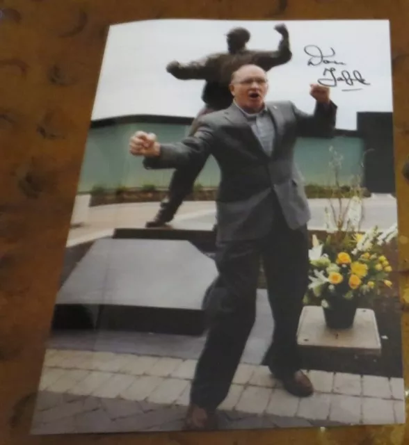 Dan Gable Wrestling Olympic Gold signed autographed photo Iowa State University