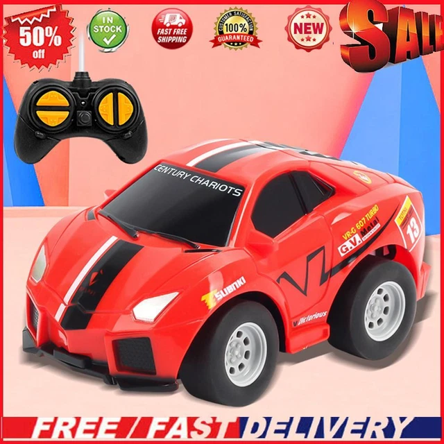 WIRELESS RC CAR Toy Battery Powered Cartoon Design Interactive Fun for
