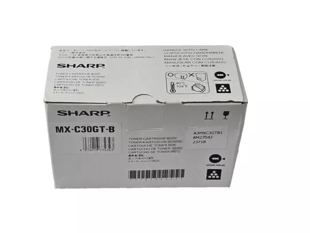 Sharp MX-C30GT-B genuine Black toner MX-C250F C300P C300W C301W