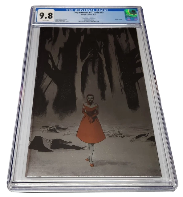 Department of Truth 15 FOIL SiKtC 1  Homage Tiny Onion Variant CGC 9.8 Tynion