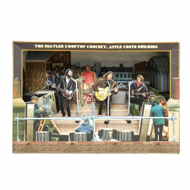 Beatles 2018 Tatebanko 50th Anniv The Let It Be Rooftop Concert Diorama 7x5x3"