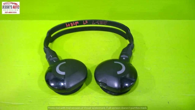 05 06 07 08 09 10 Honda Odyssey Ex 3.5L At Van Wireless Headphone Oem 2183-7