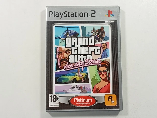 GTA Vice City Stories Pour PS2 - Version Française Complète, Bon état