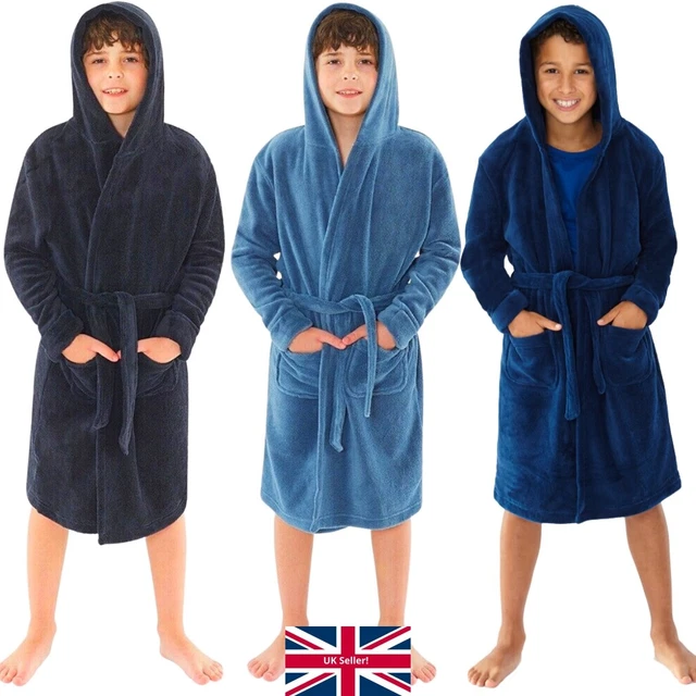 Bedlam Boys Hooded Fleece Dressing Gown