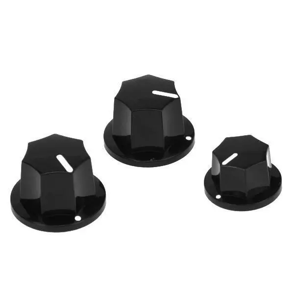 Boutons De Tonalité De Volume De Guitare Basse Jazz Noir