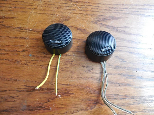 Vintage Infinity Car Audio Tweeters Pair