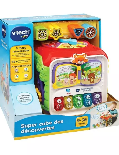 Vtech Super Cube Des Decouvertes Jeux Interactif Électronique