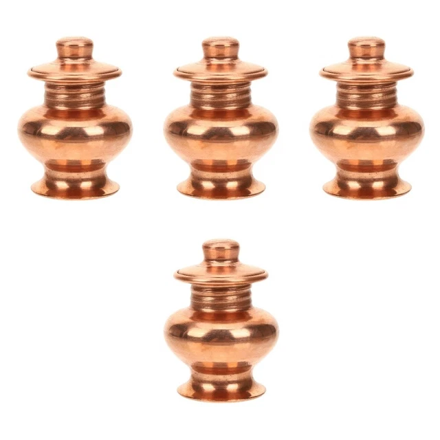 4 Count Buddhist Vase Offering Cup Buddha Accessories Treasure Bowl