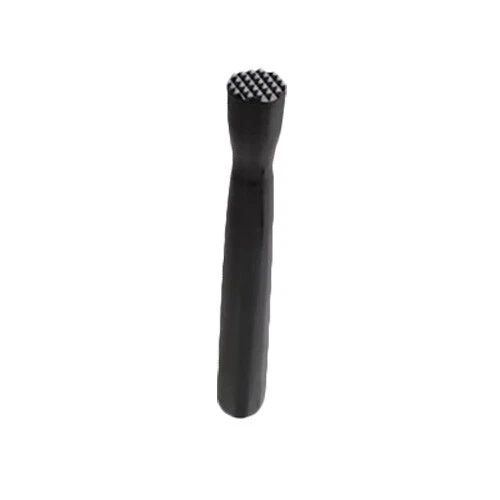 Thunder Group PLML008N 8" Netted Head Black Polycarbonate Muddler