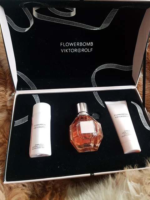 Victor & Rolf Flowerbomb 3Teilige Set, Parfum, Körpercreme und Dusch gel