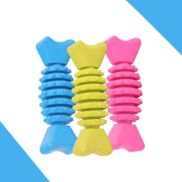 3 Stück / Packung Dog Chew Toys Beißen TPR Interessante Ausbildung Hundespielzeu 9